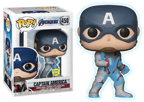 Captain America GITD FYE Sticker #450 - Marvel Avengers Endgame Funko Pop!