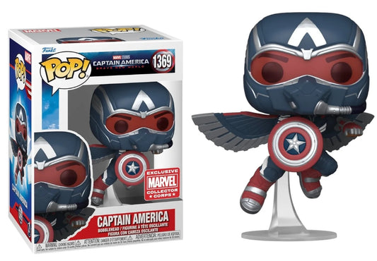 Captain America Marvel Collector Corps #1369 - Marvel's Captain America Brave New World Funko Pop!
