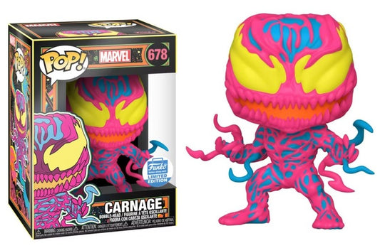 Carnage Blacklight Funko Shop #678 - Marvel Funko Pop!
