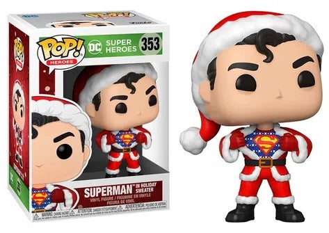 Superman in Holiday Sweater #353 - DC Universe Holiday Funko Pop!