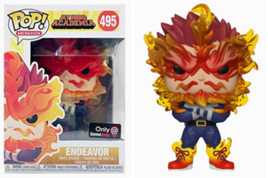 Endeavor Gamestop #495 – My Hero Academia Funko Pop!