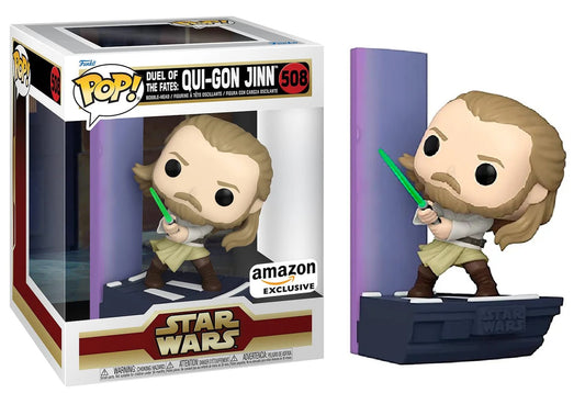 Qui-Gon Jinn Duel of The Fates Amazon #508 - Star Wars Funko Pop!