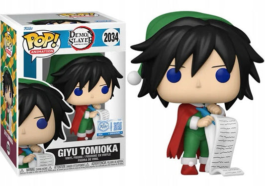 Preventa Rápida Giyu Tomioka Christmas Exclusive #2034 - Demon Slayer Funko Pop!