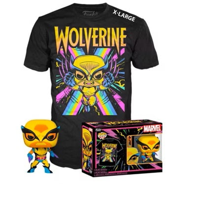 Wolverine + Camisa Talla M - Marvel's X-Men Funko Pop!