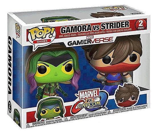 Funko Pop! Games Marvel vs. Capcom Gamora Vs Strider 2 Pack