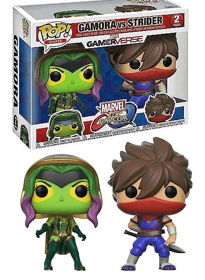 Funko Pop! Games Marvel vs. Capcom Gamora Vs Strider 2 Pack
