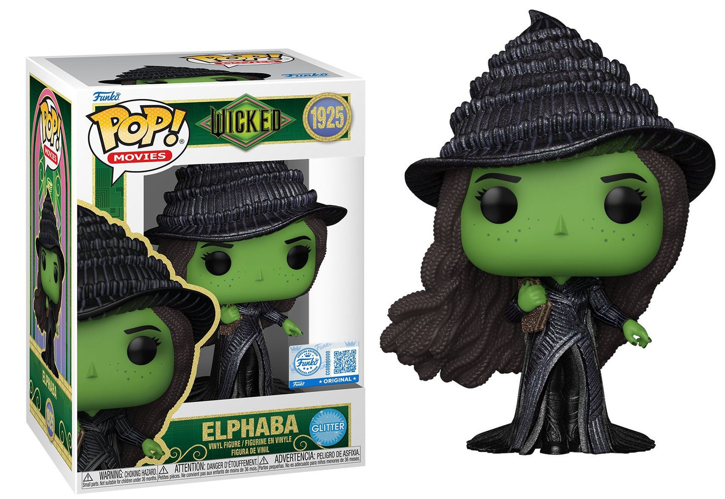 Elphaba Glitter Exclusive #1925 - Wicked Funko Pop!