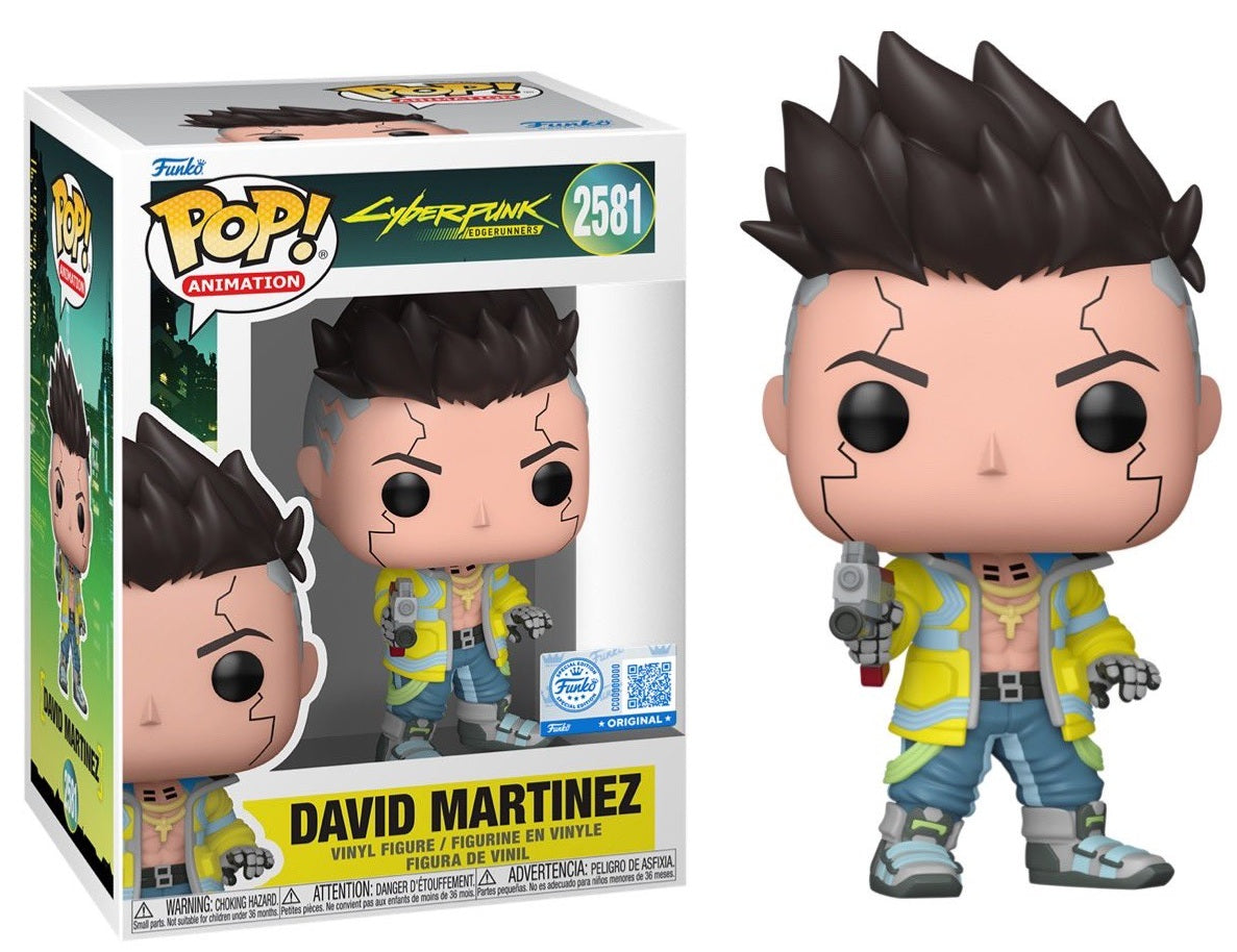 Preventa David Martinez Exclusive #2581 - Cyberpunk Edgerunners Funko Pop!