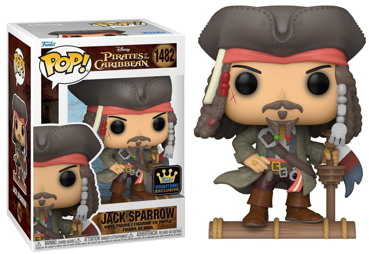 Preventa Jack Sparrow #1482 - Disney's Pirates of The Caribbean Funko Pop! POCAS UNIDADES