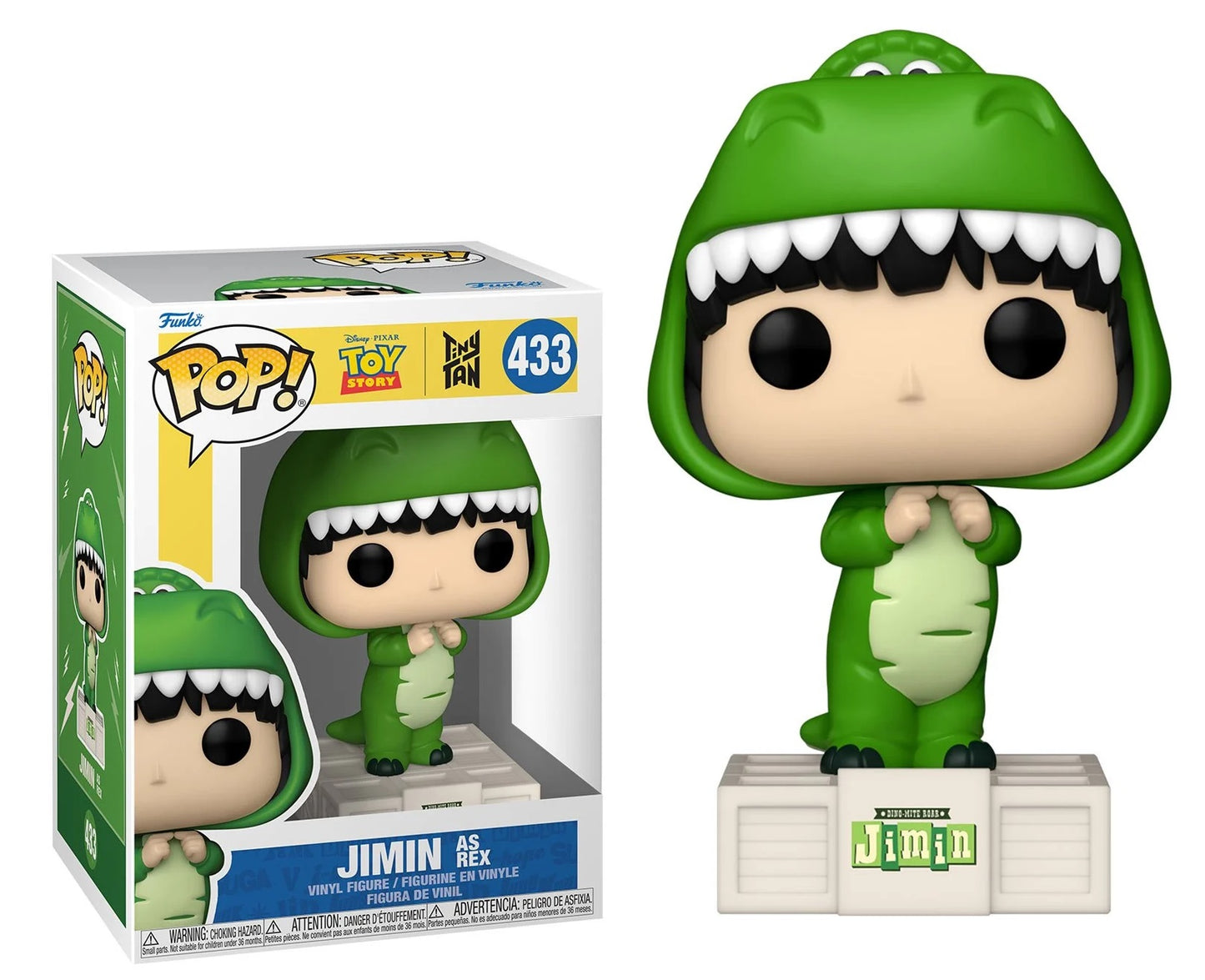 Preventa Jimin as Rex #433 - BTS Tiny Tan X Toy Story Funko Pop!