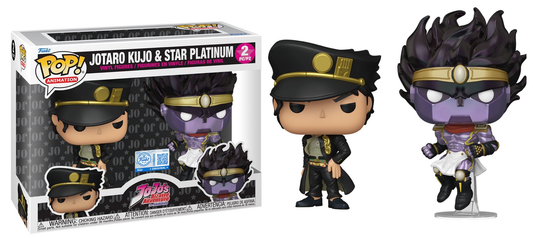 Preventa Jotaro Kujo & Star Platinum #2Pack - Jojo's Bizarre Adventure Funko Pop!