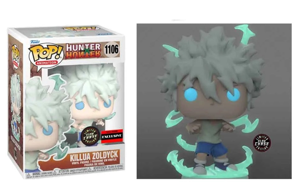 Killua Zoldyck AAA Anime Chase GITD #1106 - Hunter X Hunter Funko Pop!