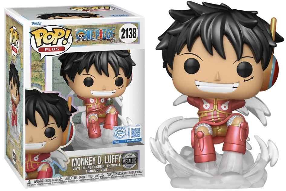 Preventa Monkey D. Luffy Egghead Metallic Exclusive #2138 - One Piece Funko Pop!