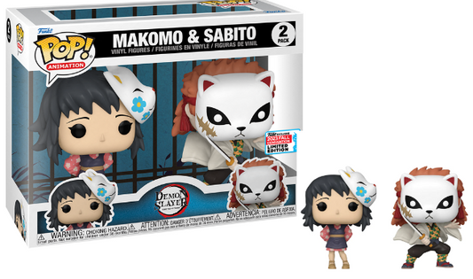 Makomo & Sabito 2 pack – Demon Slayer Funko Pop!