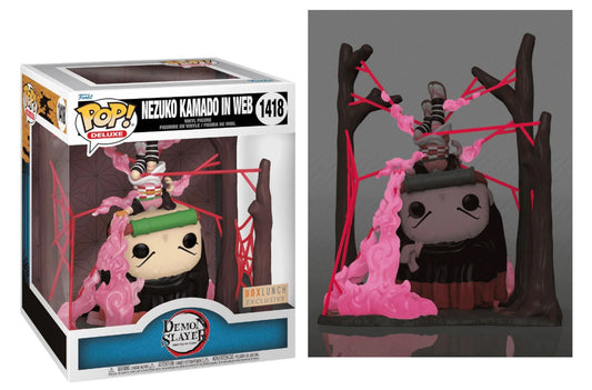 Nezuko Kamado In Web Boxlunch GITD #1418 - Demon Slayer Funko Pop!