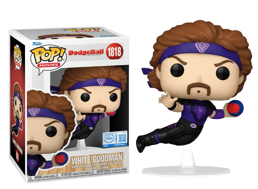 Preventa White Goodman Exclusive #1818 - Dodgeball Funko Pop!