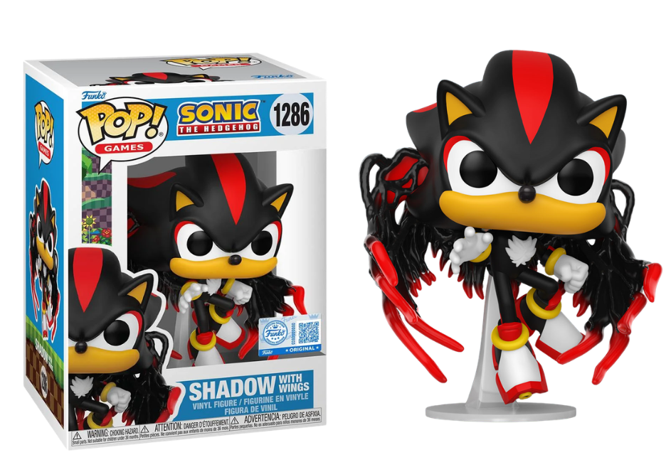 Preventa Shadow with Wings #1286 - Sonic The Hedgehog Funko Pop!