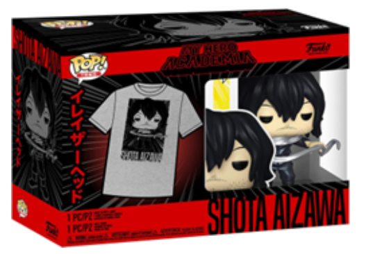 OFERTA Shota Aizawa Metallic + Tshirt #375 – My Hero Academia