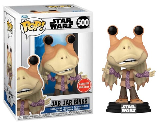 Jar Jar Binks Gamestop #500 - Star Wars Funko Pop!