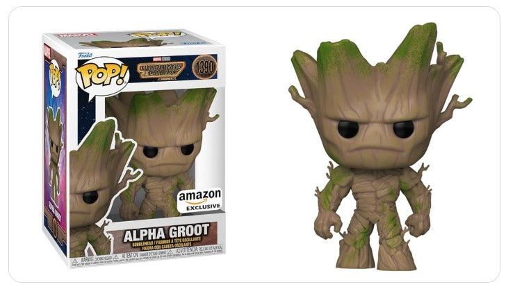 Preventa Alpha Groot Amazon #1390 - Marvel Guardians of The Galaxy 3 Funko Pop!