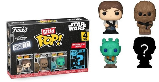 Preventa Star Wars Bitty Pop (Han Solo, Chewbacca, Greedo, + ? ) - Star Wars Bitty Pop!