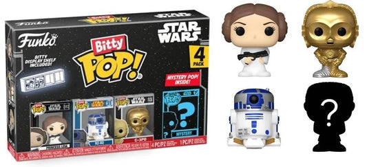 Preventa Star Wars Bitty Pop (Princess Leia, R2-D2, C-3PO + ?) - Star Wars Bitty Pop!