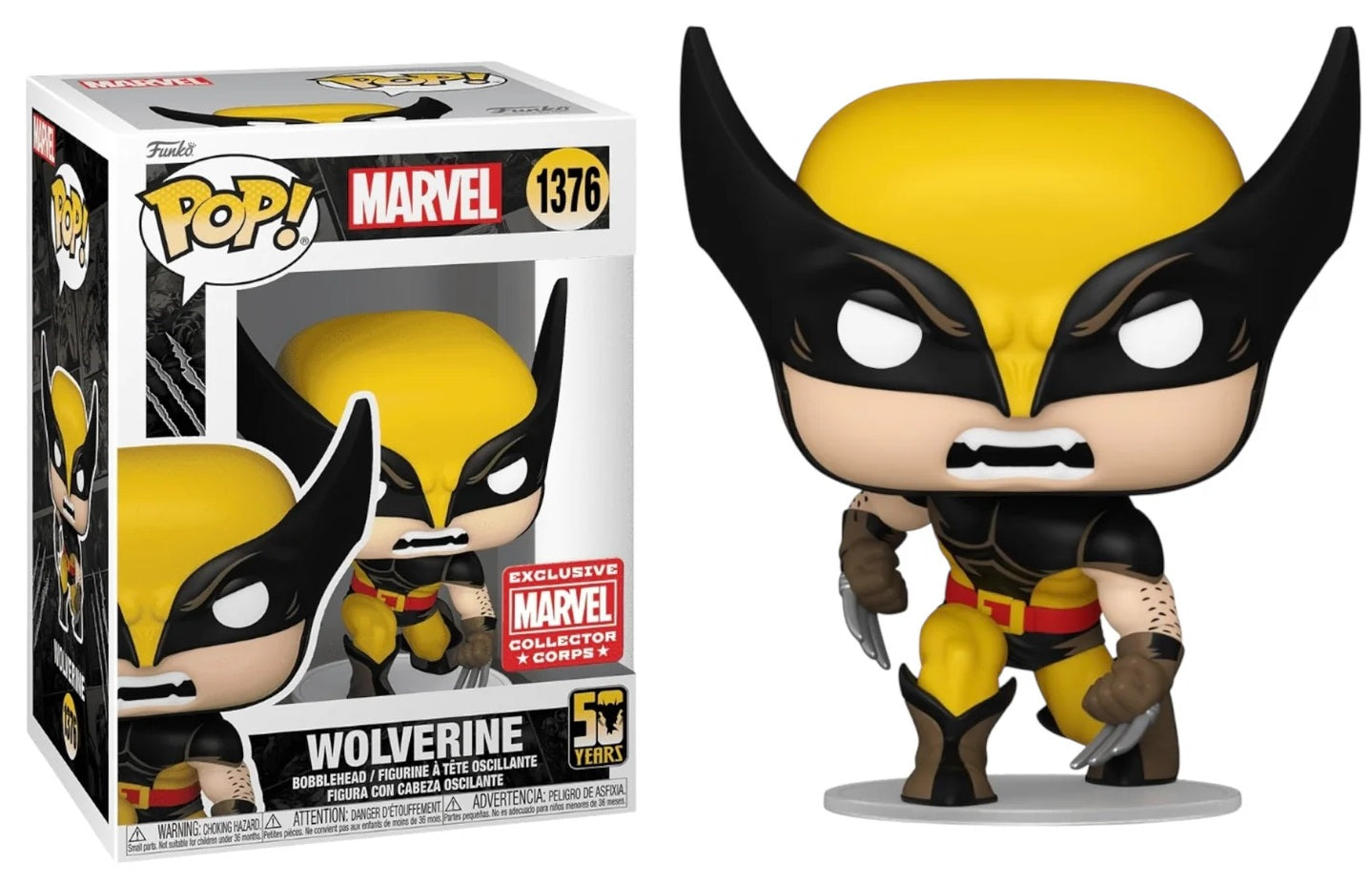 Wolverine Marvel Collector Corps #1376 - Marvel's X-Men Funko Pop!