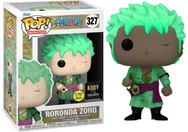 Roronoa Zoro Kody Exclusive (GITD) #327 – One Piece Funko Pop!