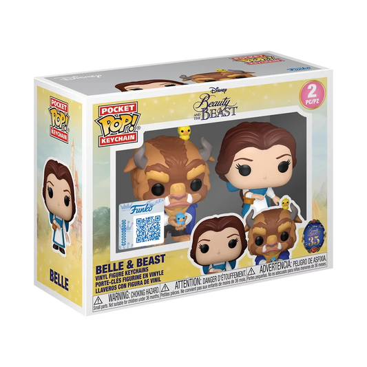 Preventa Llavero Bella y Bestia - Disney's Beauty and The Beast (La Bella y la Bestia) Funko Pop!