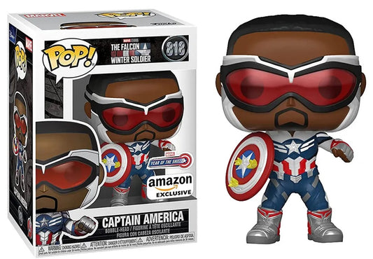 Captain America Amazon #818 - Marvel's The Falcon and Winter Soldier Funko Pop!