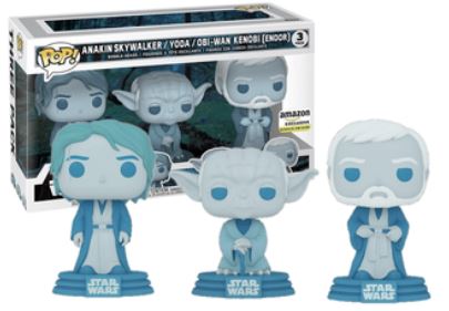 Anakin Skywalker / Yoda / Obi-Wan Kenobi (Endor) #3Pack - Star Wars Funko Pop!