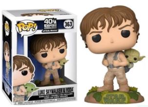 Luke Skywalker & Yoda #363 - Star Wars Funko Pop!