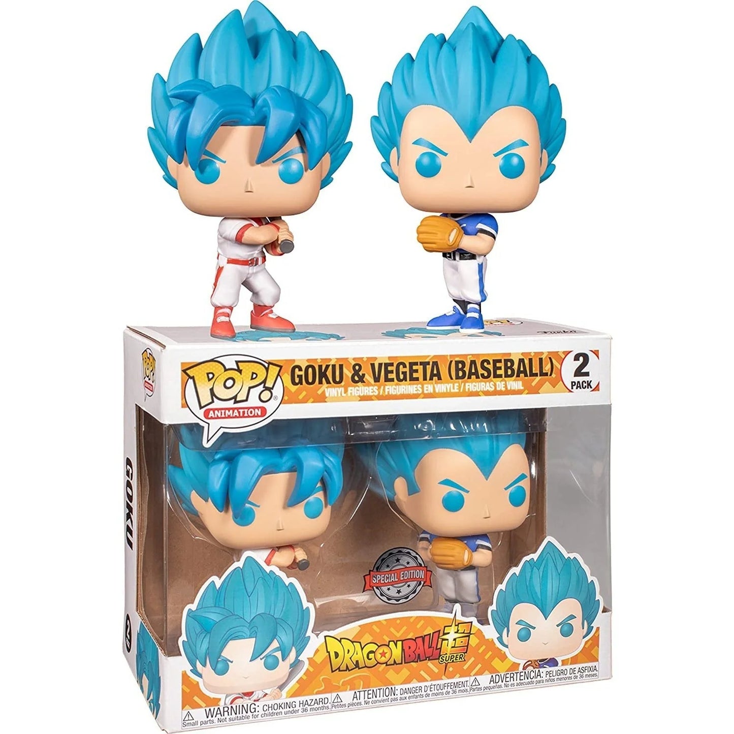 Goku & Vegeta (Baseball) 2 pack SE – Dragon Ball Funko Pop!