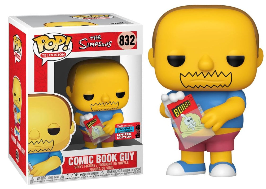 Comic Book Guy 2020 Fall Convention #832 - The Simpsons Funko Pop!