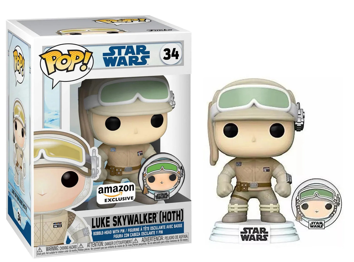 Luke Skywalker Hoth #34 - Star Wars Funko Pop!