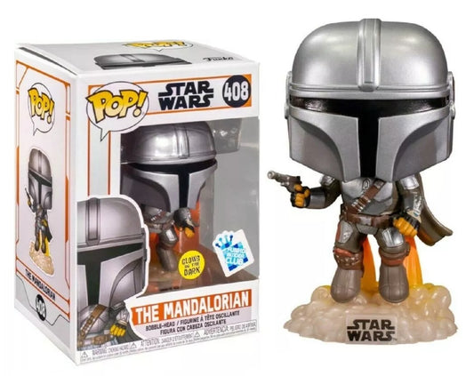 The Mandalorian GITD Funko Club #408 - Star Wars Funko Pop!