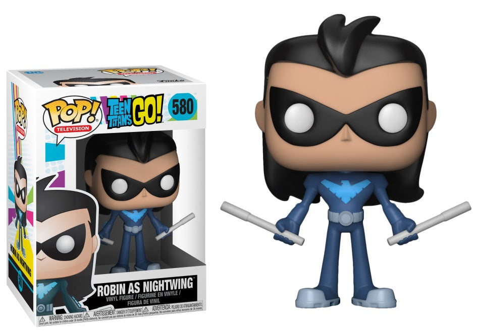 Robin as Nightwing #580 - DC's Teen Titans Go! Funko Pop!