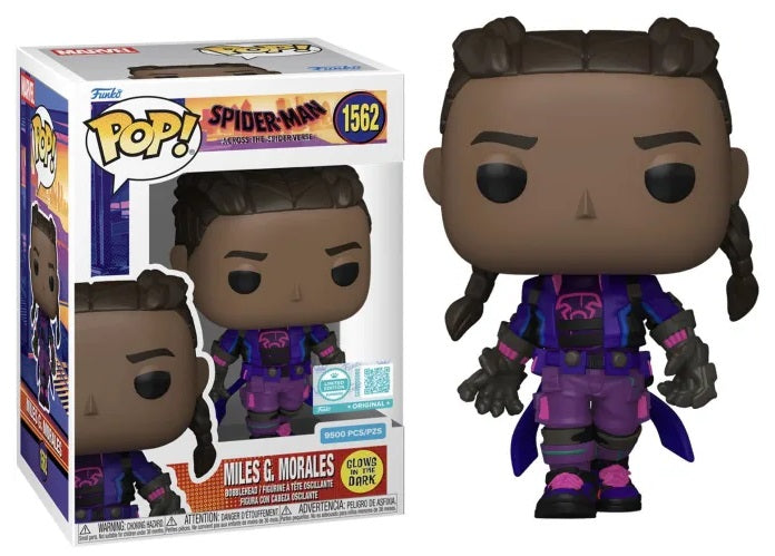 Miles Morales (9500 piezas en todo el mundo) #1562 - Spider-Man Across The Spider-Verse Funko Pop!