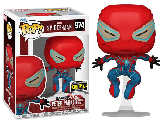 Preventa Peter Parker Velocity Suit #974 EE- Spider-Man 2 Funko Pop!