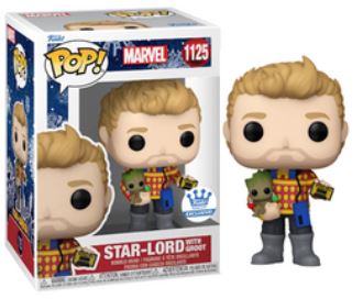 Star-Lord with Groot Funko Shop #1125 -Marvel's Guardians of The Galaxy (Guardianes de la Galaxia) Funko Pop!