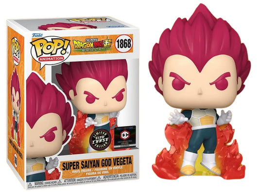 Preventa Bundle Vegeta Super Saiyan God  (Exclusivo + Chase) #1868 - Dragon Ball Super Broly Funko Pop!