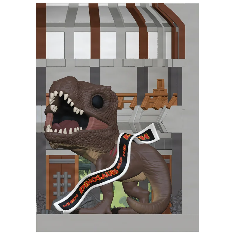 Preventa T Rex in Visitor Center - Jurassic Park Funko Nook!