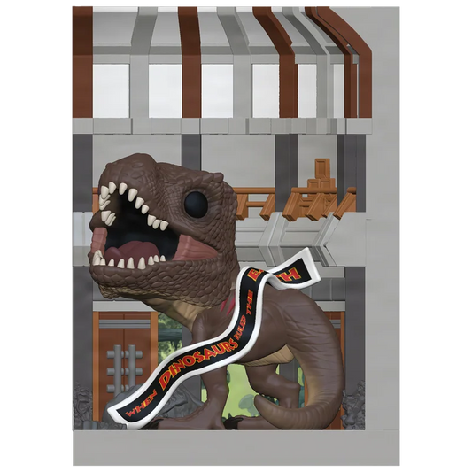 Preventa T Rex in Visitor Center - Jurassic Park Funko Nook!