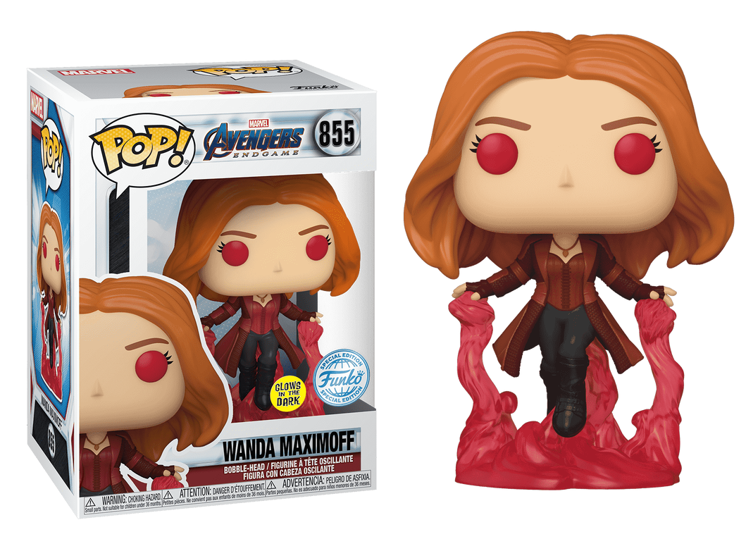 Wanda Maximoff PIAB Exclusive #855 - Marvel Avengers Endgame Funko Pop!