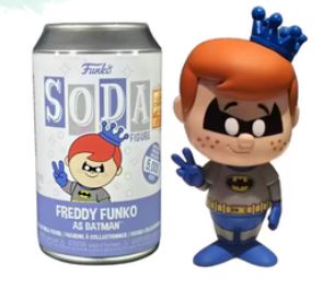 Soda Freddy Funko as Batman - Soda Funko Pop!